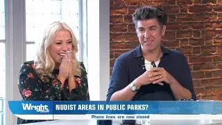 CBB's Amelia Lily and actor James Lance talk about nudist areas in public parks 
