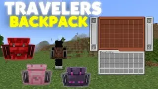 Minecraft Travelers backpack addon 1.21+