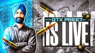BGMI LIVE - AWM JAAN HAI APNI  | CONQUEROR RANK PUSH | GTXPREET PUBG