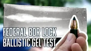 How effective are Federal BOR Lock Muzzleloader Bullets? | 100-yard Ballistic Gel Test