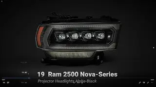 AlphaRex 2019-2021 Ram 2500 NOVA-Series LED Projector Headlights