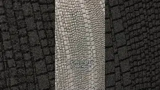Ткань + стекло. Имитация мозаики.