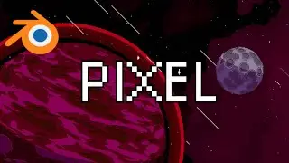 How To Make A Pixel Space Scene In Blender (New Version)