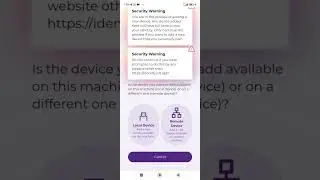 how to add internet identity to another phone
