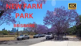 Brisbane, Australia: Exploring New Farm Park (4K)