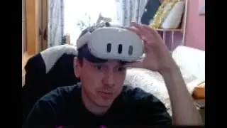 Первый запуск Oculus Quest 3. Я доволен как удав.