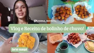 Vlog e Receita de bolinho de chuva!🥰