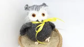 Сова крючком. Сова амигуруми. Сова своими руками. Вязание. Часть 1