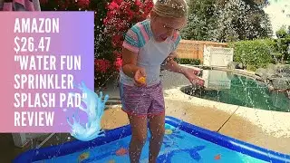 Water Fun Sprinkler Splash Pad - Amazon Review