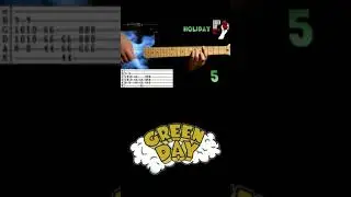 Green Day Holiday Guitar Tab Cover