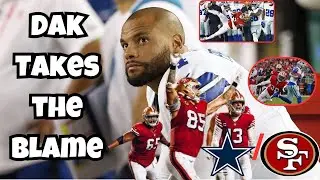 Dak Prescott Takes the Blame: Cowboys’ Crushing Loss to 49ers Explained!