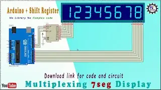 Arduino with shift register 