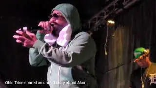 Obie Trice tells untold story about Akon  (Live in Moncton, New Brunswick, Canada, 2024)