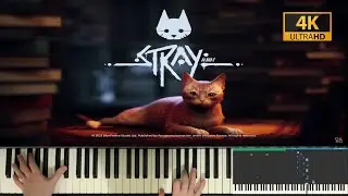 STRAY Game Soundtrack Piano + Tutorial Synthesia