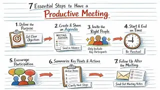 7 Essential Steps to Have a Productive Meeting - Lean Six Sigma Training
