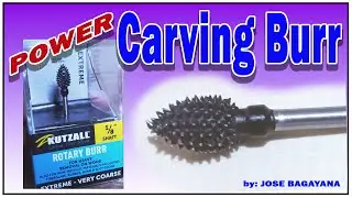 Power Carving Burr, test cutting