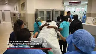 Trasladan a primeros pacientes al nuevo Hospital Regional de Cañete