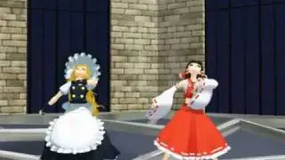 【MMD】レイマリ：凛として咲く花の如く