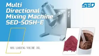 Have you ever seen such a high-speed and uniform three-dimensional mixer? (SED PHARMA)