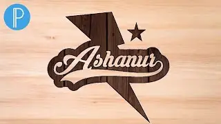 How to create stylish name design in pixellab | Logo Designing | Creation of Ashanur.