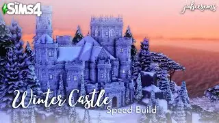 Winter Castle | Sims 4 Speedbuild | ASMR