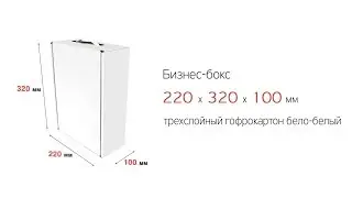 220 х 320 х 100  Самосборная коробка 