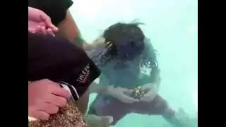 Rubik's Cube Underwater Solving