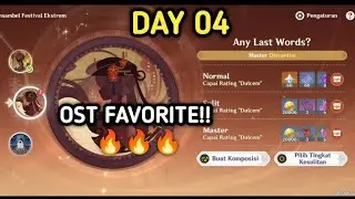 (Day 4)Any Last Words? (Hu Tao OST) - Ensambel Festival Ekstrem Genshin Impact 4.6 Event