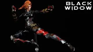 Play Arts Kai BLACK WIDOW Variant Figure Review
