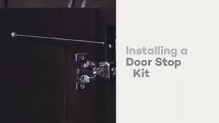 How to Install a KraftMaid Door Stop Kit
