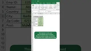 SHORTCUT OPEN CONSOLIDATE DIALOG BOX IN EXCEL #trending #shortsfeed #shorts #viralvideo