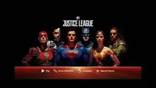 Justice League (2017) - Dvd Menu Walkthrough