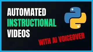 Making Automated Instructional Videos w/ AI Voiceover (Playwright + ElevenLabs + MoviePy)