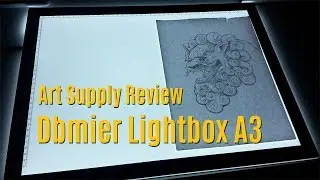 Art supply review: DBMIER LIGHTBOX A3