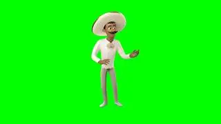 3D Green Screen Character Musician Free 3d Explainer kit