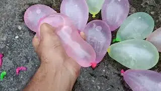 fun water balloon pop colourful #balloon #satisfying