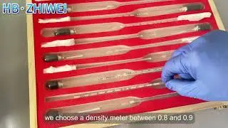 #164-2# Oil sample testing steps of ZWMD806 Petroleum Product Density tester #oil #density  #zhiwei