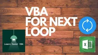 Excel VBA - For Next Loop