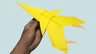 Create a Cool Paper Fighter Jet - Step-by-Step Guide #music #origami