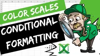 Excel - Conditional Formatting - Color scales | Excel Tips 105