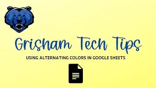 Alternating Colors in Google Sheets