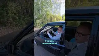 Водитель девятки специально тормозил перед фурой на трассе.