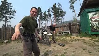 #Bam #Severomuysk Байк-Пост #Russia, #Buryatiy ✌️🇷🇺2024 Заехал путник в гости) из Чехии Ирджи Грубес