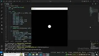 Ball bouncing #pygame