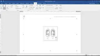 Adding the AutoCAD File Directly into Word
