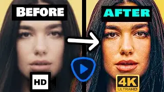 Converting Low Res to 4k footage using Topaz AI Enhancer Tutorial [2023]