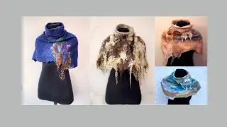 Alisa Bordo. Mini-cape. Three styles - one pattern. Video tutorial.