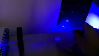 Dragonlasers Spartan 1W 447nm Burning Test