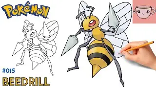 How To Draw Beedrill | Pokemon 
