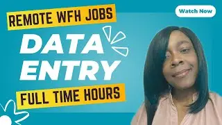 DATA ENTRY | FULL PART TIME | REMOTE WORK FROM HOME JOBS